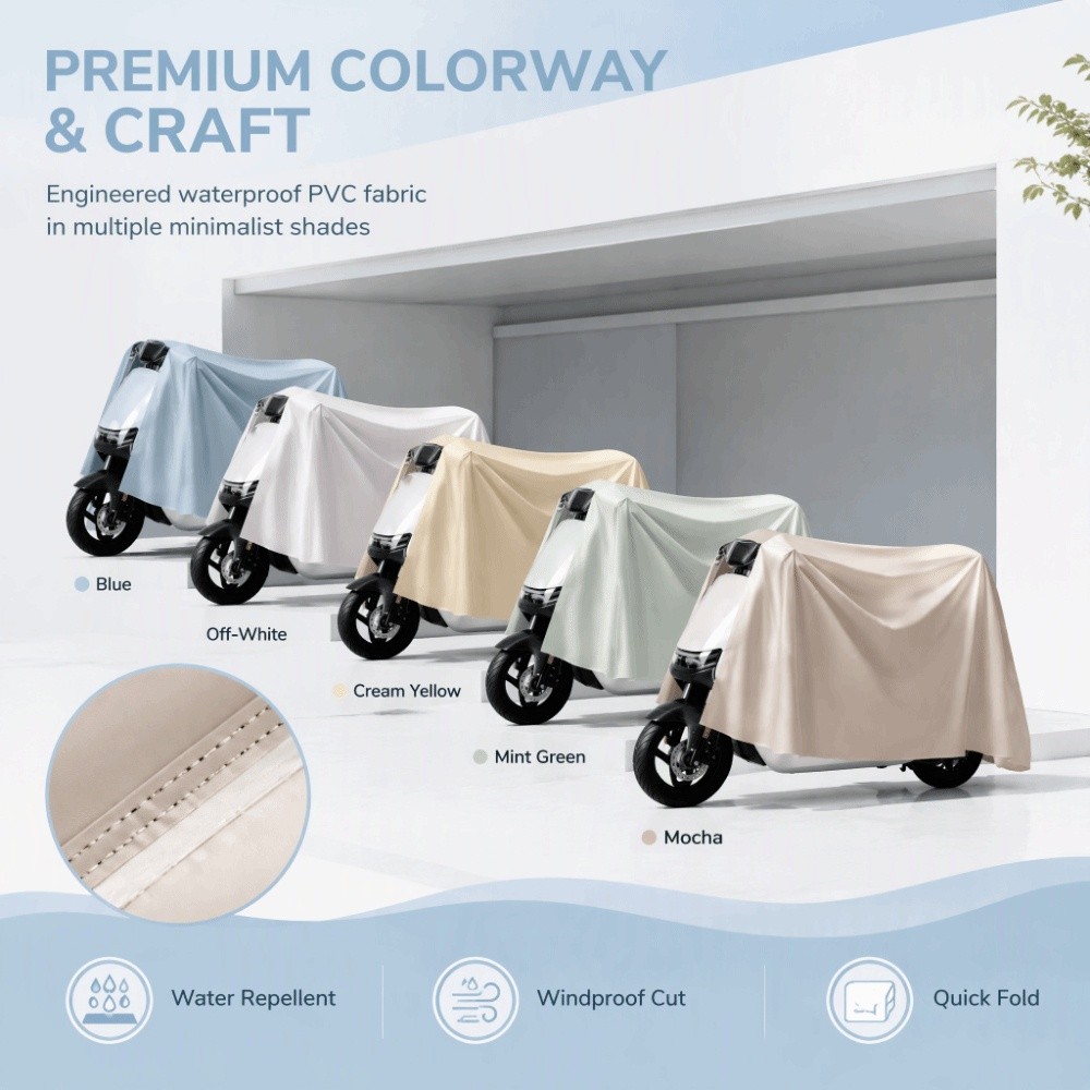Thickened Rain Poncho Waterpro - Electric Scooter Rain Cover review and price