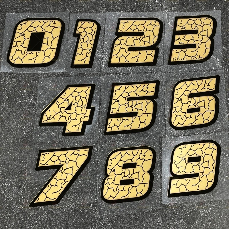 2Pcs/Set Matte Gold Crack Effe - Scooter Helmet Set review and price