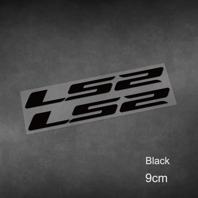 2Pcs LS2 Logo Vinyl Sticker, S - Scooter Helmet Set review and price