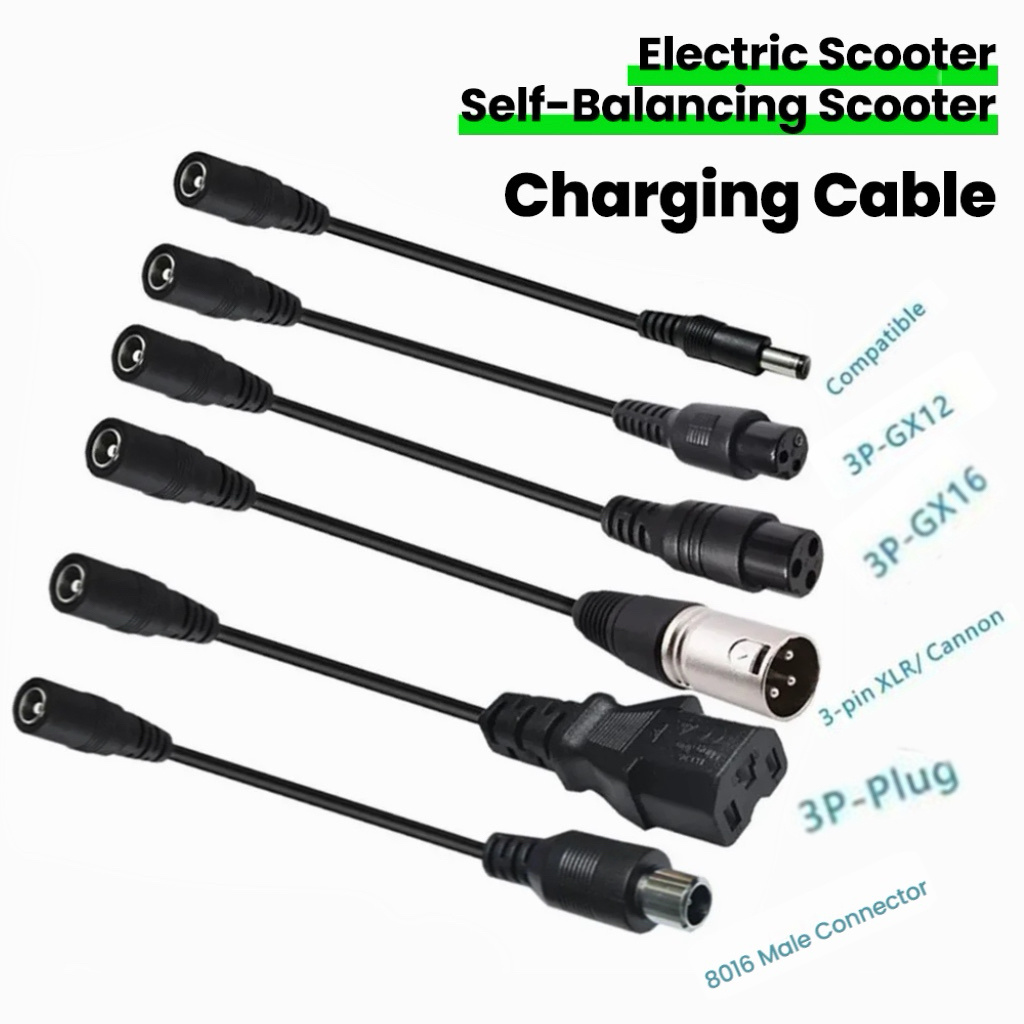 DC5.5MM To M12/M16/8016/5525/3 - Electric Scooter Charger review and price