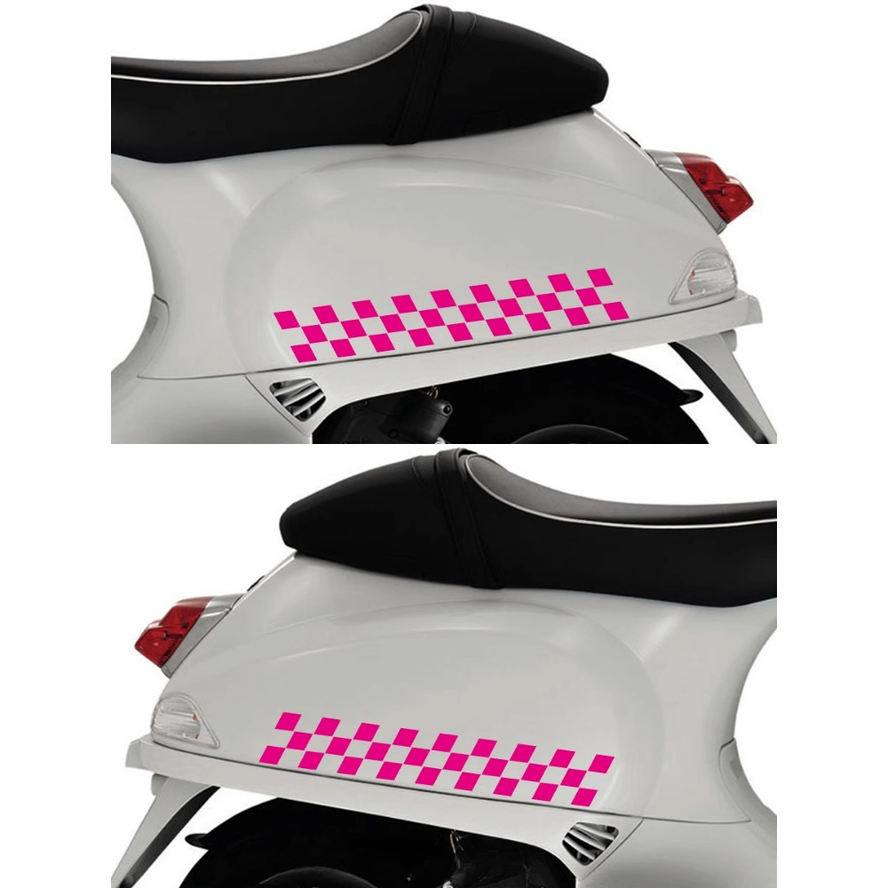2pcs Checkered Flag Motorcycle - Scooter Helmet Set review and price