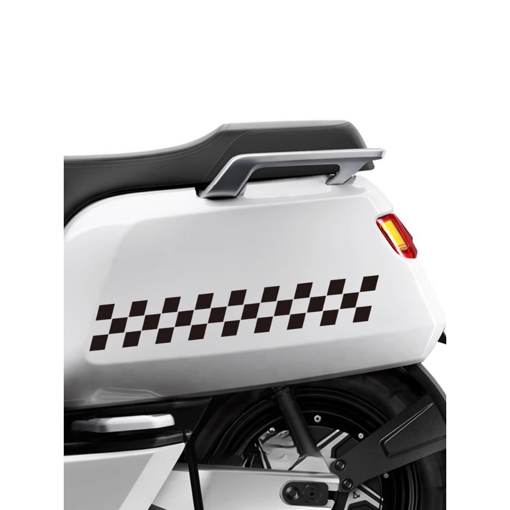 2pcs Checkered Flag Motorcycle - Scooter Helmet Set review and price